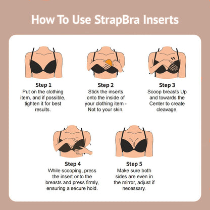 StrapBra Instant Volume Sticky Inserts